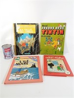 4 BD dont Tintin et Quick et Flupke