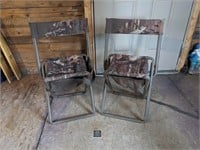 Pair of Woods Compact Folding Chairs