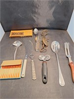 Kitchen Ware Spoons, Cheese Slicer, And Others