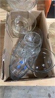 Glass dishes and cups assortment box