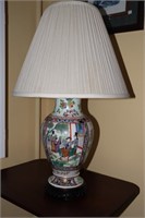 Rose Famille oriental lamp