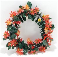 * Retro Plastic Christmas Elf Wreath