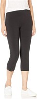 Hanes Womens Stretch Jersey Capri - Large