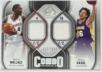 Ben Wallace And Paul Gasol Game Used Patch  /499