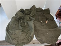 Two military rucksacks