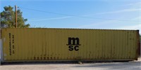 P729- 40' Orange Container (Inside 92" W x 106"T)