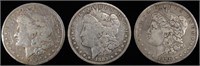 1884, 1885, 1886-O CIRC MORGAN DOLLARS