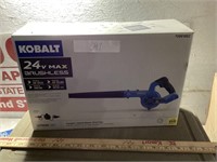 Unused Kobalt 24V Cordless Compact Leaf Blower