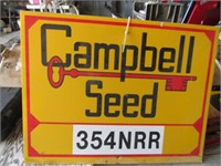 campbell seed corrogated sign(newer)