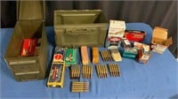2 ammo cans full of misc. ammo. .22, .45, 32