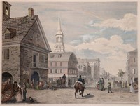 [Engraving] William Birch.  2nd St., Philadelphia