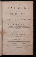 Adam Smith's Wealth of Nations, 1789