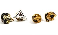 Lot of 4 Boy Scout Pins