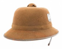 WWII GERMAN HEER 2nd PATTERN TROPICAL PITH HELMET