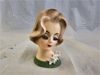Vintage Napcoware Lady Head Vase