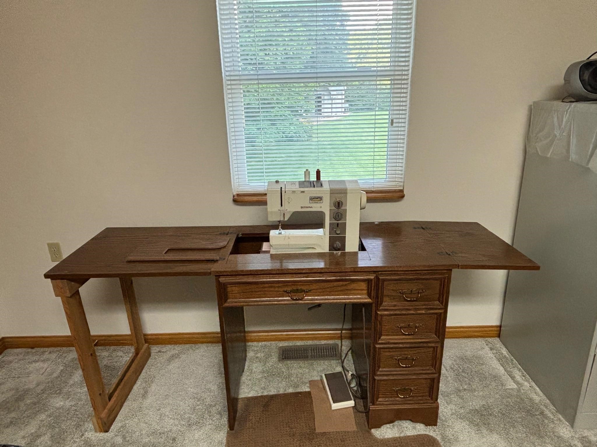 Sewing machine table only w/ folding sides