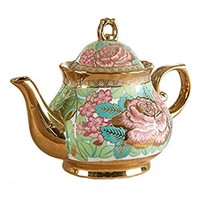 Porcelain Royal Teapot with Infuser and Lid Cerami