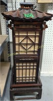 Light Up Oriental Floor Lantern 13x13x33"