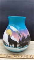 Hozoni Pottery Vase (9.5"H)