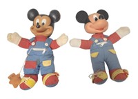 Disney Vintage Mickey Plush Dolls