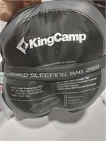 KingCamp 250D airbed sleeping bag.