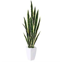 New Fake Potted Plastic Floor Plants Tall Faux San