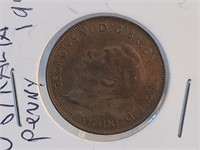 1942 Australia 1/2 penny