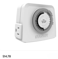 Stanley TimeIt Twin 2-Outlet Grounded Indoor