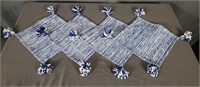 Moroccan placemat set/4 12" square