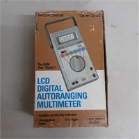 Micronta LCD digital auto ranging multimeter