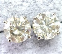 $23500 14K  1.58G Natural Diamond (2.01Ct0 Earring