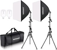 NEEWER RGB Softbox Lighting Kit with App Control &