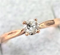 $700 10K  1.27G Diamond (0.2Ct) Ring