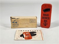 VINTAGE JACK ARMSTRONG MAGIC ANSWER BOX W/ MAILER