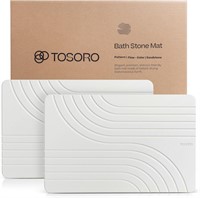 TOSORO Stone Mat  23.5x15 Sandstone  2 PCS