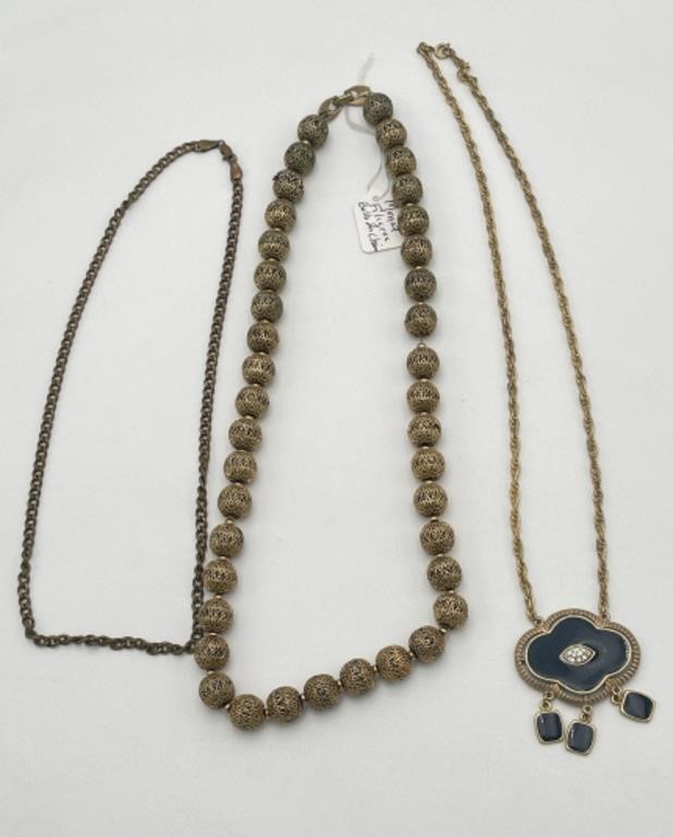 Vtg Gold Toned Necklace (3)