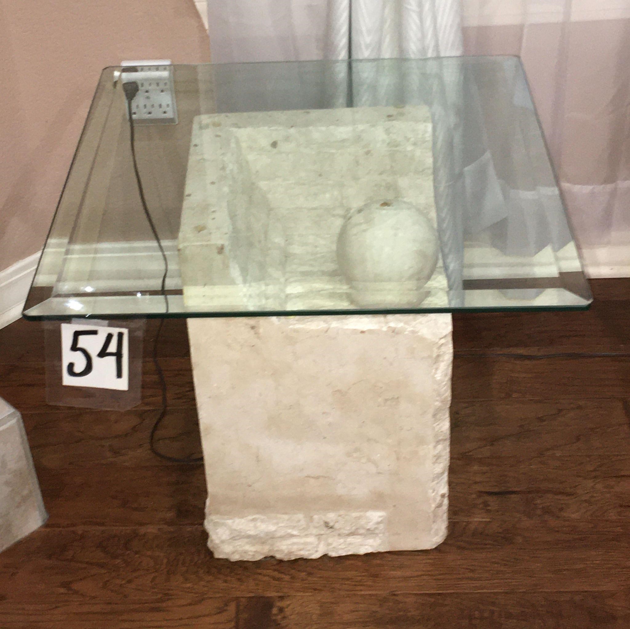 Tessellated Mactan Stone Side Table