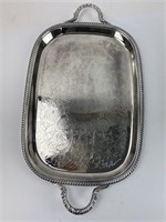 Vintage CRESCENT SILVERWARE CO Silverplate Tray