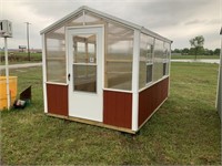 221. 8x12 Green House NEW