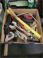 Lot of Toools, Level, Clamp, Pipe Wrench