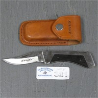 Sharp 200 Folding Knife & Sheath