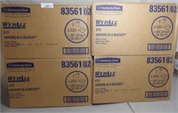 4 Cases Wypall Wipers In A Bucket 8356102