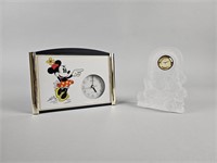 Vintage Seiko Quartz Minnie & Mickey Clocks
