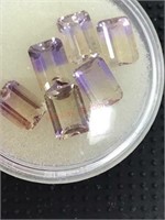 5.00CT TOTA WEIGHT 6 AMETRINE STONES