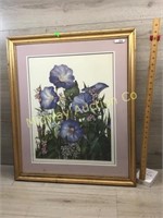 FRAMED FLORAL PRINT