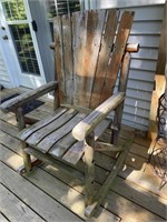 Rocking Chair.  Hand made Rustic chair