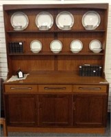 MID CENTURY (2) PIECE G-PLAN SIDEBOARD WITH