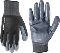 (2)Wells Lamont Work Gloves,Nitrile Coating,Large