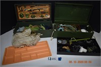 Two Vintage G.I. Joe Boxes W/Clothes & Accessories