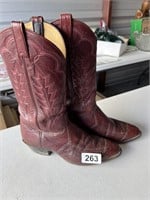 Leather Cowboy Boots,Sz 8.5D U234